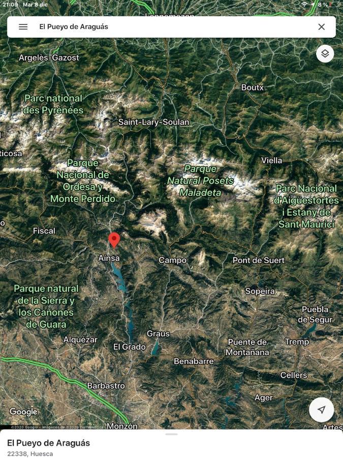 Affittacamere Casa Encuentra, En El Pirineo Al Lado De Ainsa El Pueyo de Araguás Esterno foto